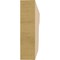 Ekena Millwork 2in. W x 8in. H x 16in. L Carmel Woodgrain TimberThane Rafter Tail, Primed Tan RFTUR02X08X16CARRCPR - alternate 5
